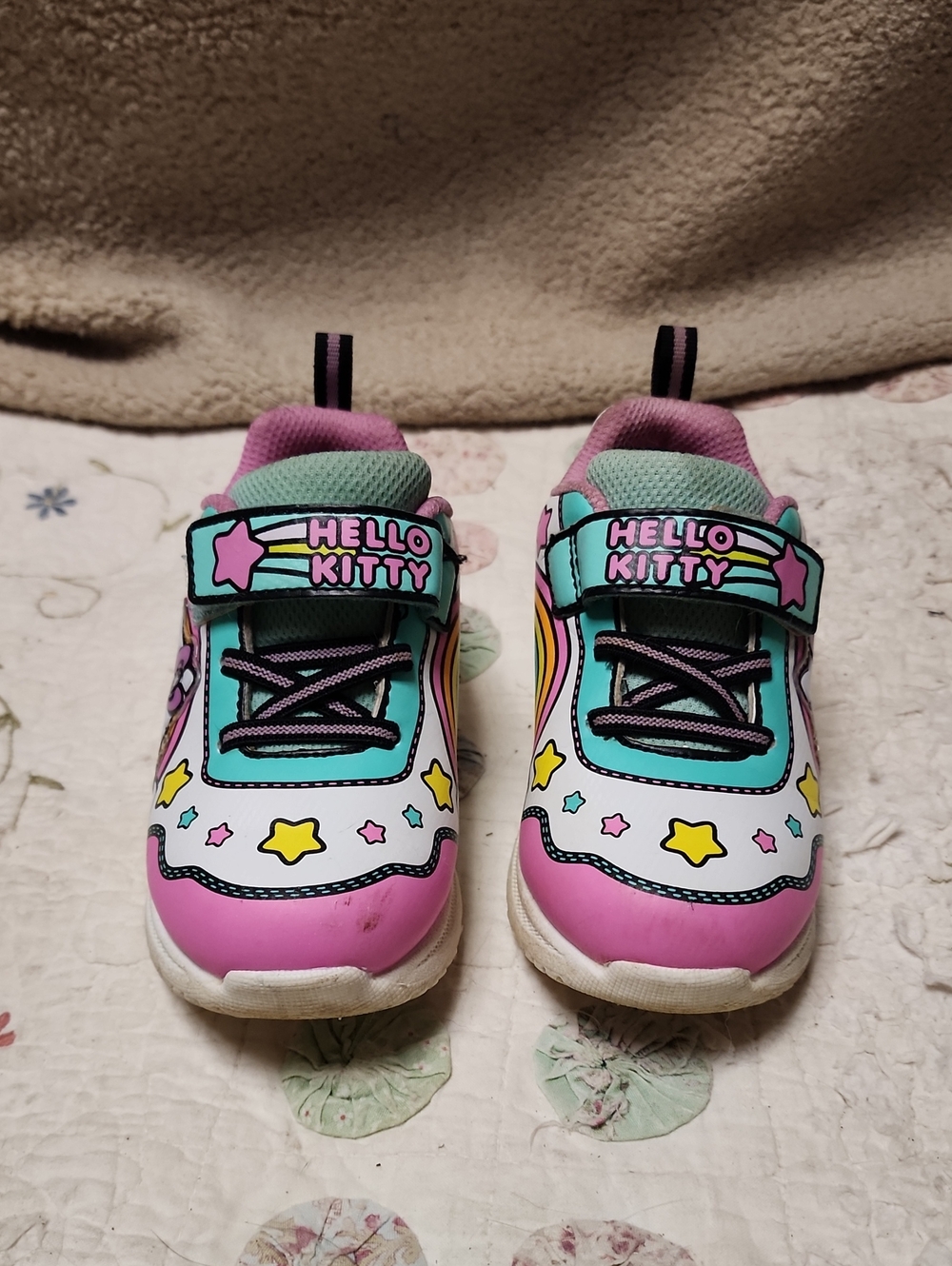 Hello Kitty Light Up, Star Pink Rainbow Athletic Sneakers